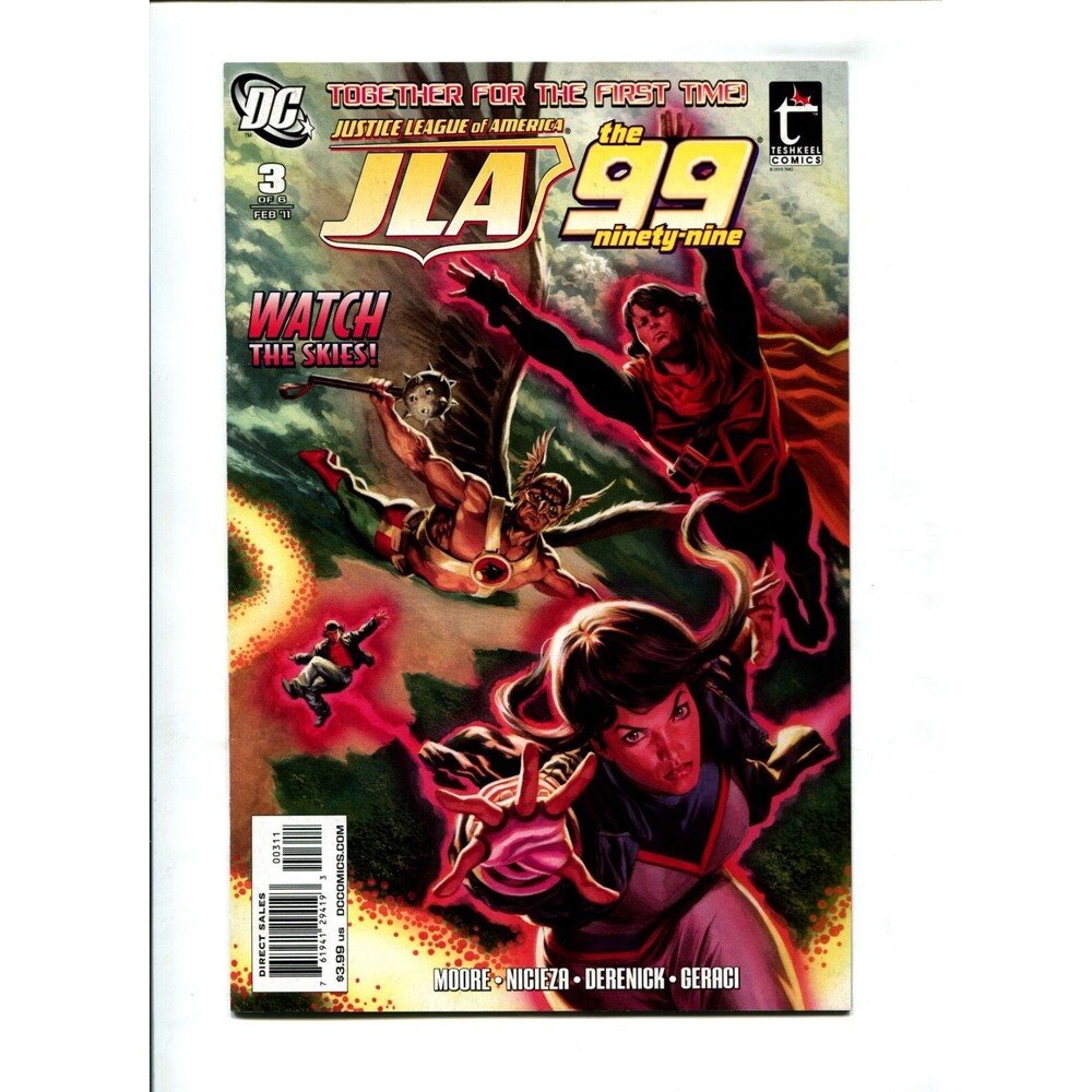 Justice League of America JLA The 99 #3 DC Comics 2010 Comic Book